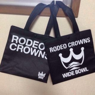 ロデオクラウンズ(RODEO CROWNS)のロデオショッパー 小 ふたつ売り(ショップ袋)