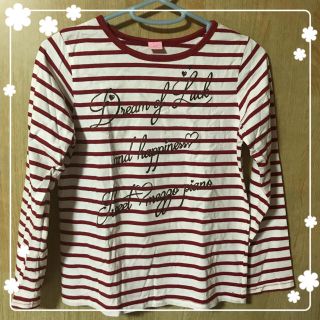 メゾピアノ(mezzo piano)のmezzo piano ボーダーTシャツ(Tシャツ/カットソー)