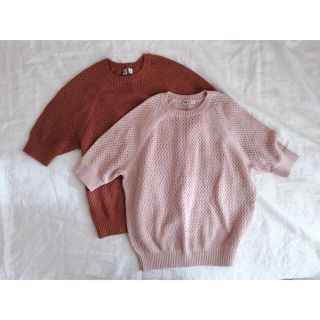 ユニクロ(UNIQLO)のサマーニット(カットソー(半袖/袖なし))