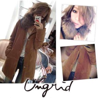 アングリッド(Ungrid)のUngrid♡ファー衿コーデュロイダウン(ダウンコート)