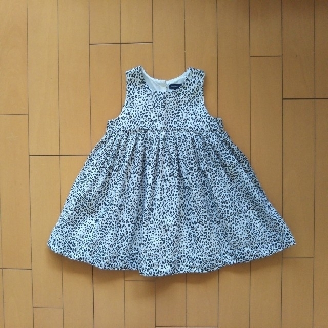 babyGAP(ベビーギャップ)のbabyGap　レオパード柄ワンピース　size 90cm キッズ/ベビー/マタニティのキッズ服女の子用(90cm~)(ワンピース)の商品写真