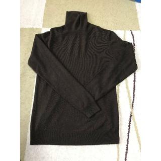 コムサイズム(COMME CA ISM)のコムサイズム シンプルなセーター 茶色 ブラウン メンズ L(ニット/セーター)