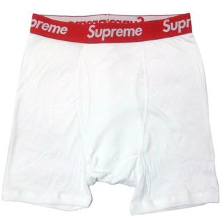 シュプリーム(Supreme)の今期SUPREMEシュプリーム×Hanesヘインズ別注ボクサーブリーフパンツ白S(ボクサーパンツ)