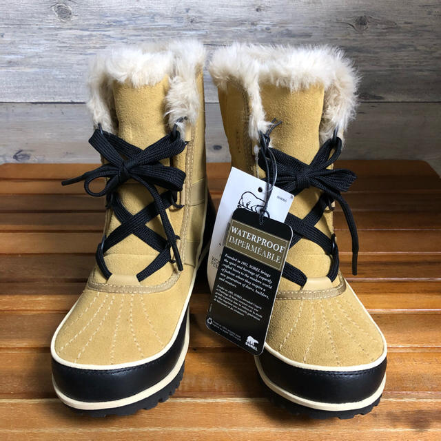 SOREL(ソレル)の試着のみ 超美品 レディース ベージュ ソレル ティボリ23cm soler レディースの靴/シューズ(ブーツ)の商品写真