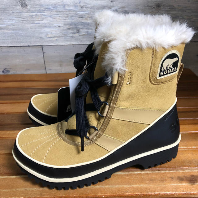 SOREL(ソレル)の試着のみ 超美品 レディース ベージュ ソレル ティボリ23cm soler レディースの靴/シューズ(ブーツ)の商品写真