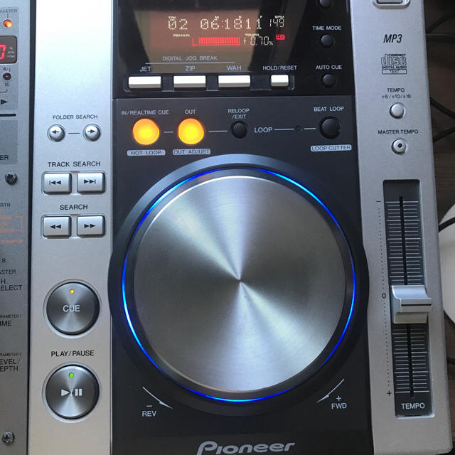 Pioneer(パイオニア)のCDJ-200×2 DJM-600 セット 楽器のDJ機器(CDJ)の商品写真