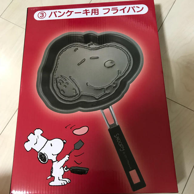 SNOOPY(スヌーピー)のスヌーピー ♡パンケーキ用 フライパン インテリア/住まい/日用品のキッチン/食器(鍋/フライパン)の商品写真