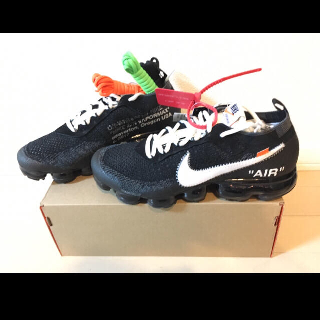 スニーカー NIKE - 27.0CM off-white THE10 VAPORMAX FK