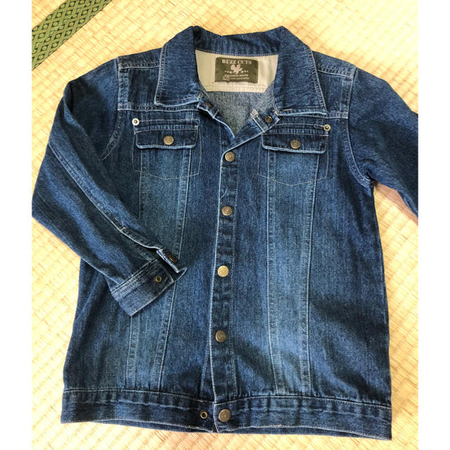 海外製   美品デニム  ジャケット  キッズ/ベビー/マタニティのキッズ服男の子用(90cm~)(ジャケット/上着)の商品写真