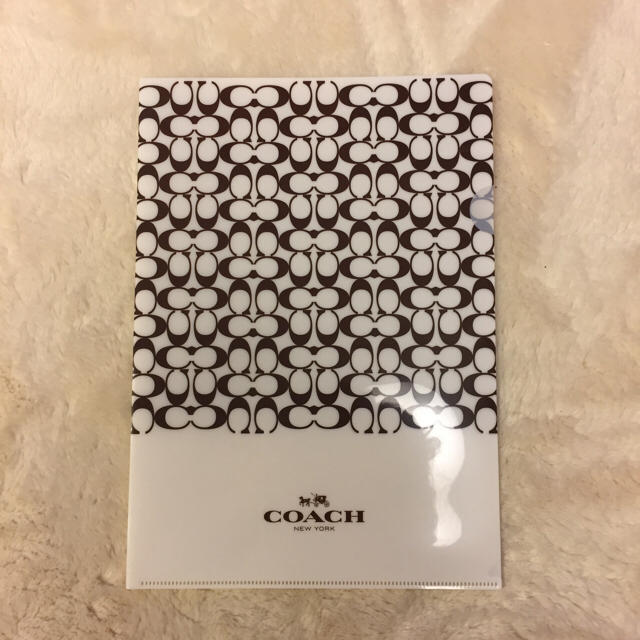 COACH(コーチ)のコーチ クリアファイル エンタメ/ホビーのアニメグッズ(クリアファイル)の商品写真