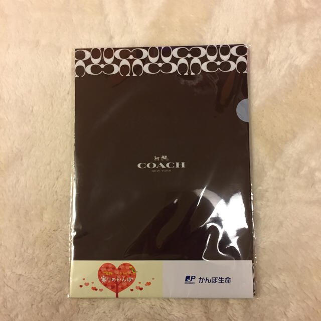 COACH(コーチ)のコーチ クリアファイル エンタメ/ホビーのアニメグッズ(クリアファイル)の商品写真