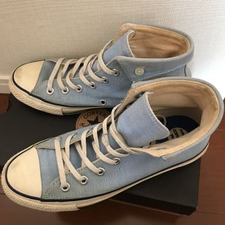 コンバース(CONVERSE)のつくね様専用 コンバース 24.5㎝ ブルー青(スニーカー)