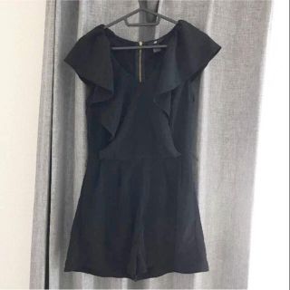 エイチアンドエム(H&M)のH&M 黒オールインワン(オールインワン)