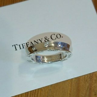 ティファニー(Tiffany & Co.)のTIFFANY 3粒ﾀﾞｲﾔ silverリング 9号(リング(指輪))