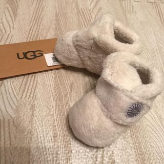 アグ(UGG)のアグ UGG ベビーシューズ サイズ0/1 オフホワイト 新品(その他)