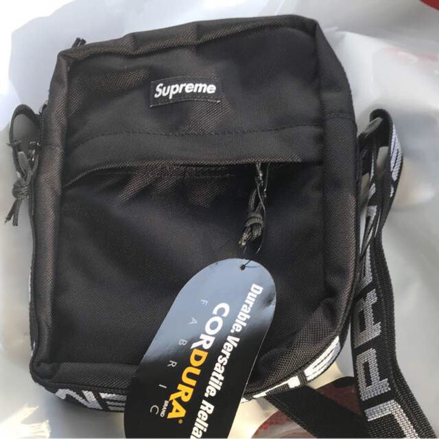 18ss supreme shoulder bag黒