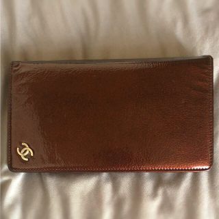 シャネル(CHANEL)のシャネル  エナメル 長財布 正規品(財布)