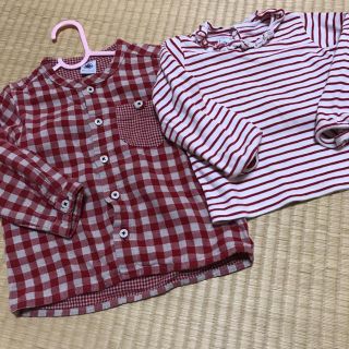 プチバトー(PETIT BATEAU)のプチバトーセット(シャツ/カットソー)