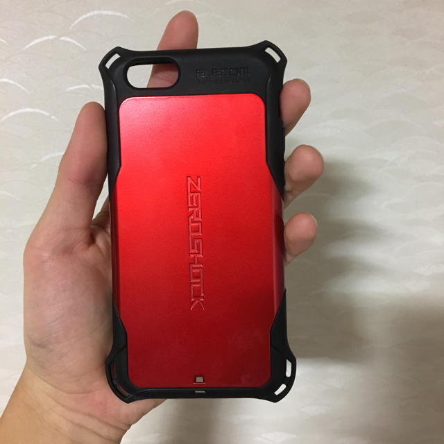 ELECOM(エレコム)のエレコム ゼロショック iPhone6/6S用ケース スマホ/家電/カメラのスマホアクセサリー(iPhoneケース)の商品写真