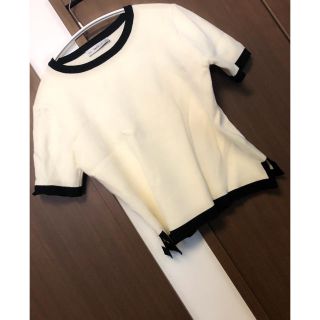 ザラ(ZARA)のホワイトニット(ニット/セーター)