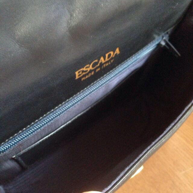 ESCADA(エスカーダ)の80's独！ESCADA黒ショルダー レディースのバッグ(ショルダーバッグ)の商品写真