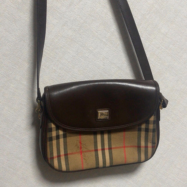 BURBERRY(バーバリー)のburberry チェック柄 ミニレザーショルダーバッグ レディースのバッグ(ショルダーバッグ)の商品写真