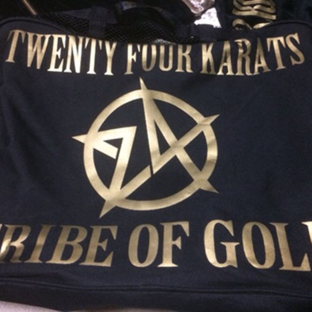 M 24karats TRIBE OF GOLD 黒金 レプリカジャージ