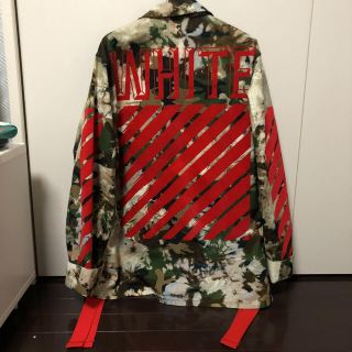 オフホワイト(OFF-WHITE)のoff-white ミリタリージャケット カモフラージュ(ミリタリージャケット)