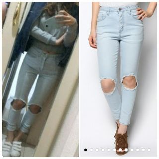 スライ(SLY)の♡SLY Summer HW Ankle Slim-C♡GYDA EMODA(デニム/ジーンズ)