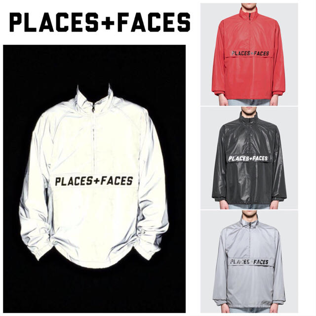 ジャケット/アウター【PLACES+FACES】リフレクティブ ナイロンジャケット