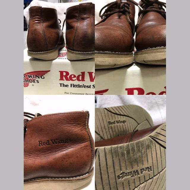 REDWING(レッドウィング)のたか様専用★REDWING/Work Chukka #595 茶･ﾌﾞﾗｳﾝ★ メンズの靴/シューズ(ブーツ)の商品写真