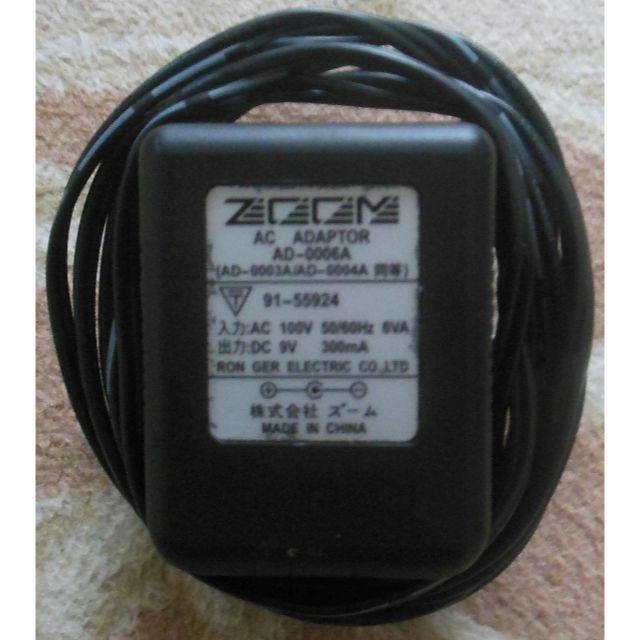 ZOOM ( ズーム ) AD-0006A ズームDC9V/300mAアダプター エフェクター、レコーダーに対応 wgteh8f