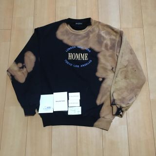 専用 BALENCIAGA homme  ブリーチ スウェット