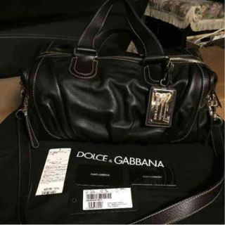 ドルチェアンドガッバーナ(DOLCE&GABBANA)のDOLCE&GABBANA レザーバック(ショルダーバッグ)