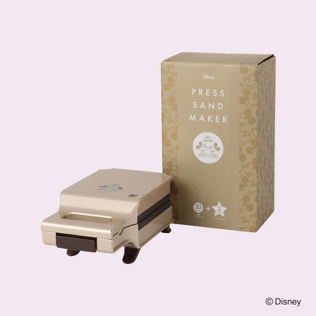 Disney(ディズニー)のDisney ホットプレスサンドメーカーFrancfranc スマホ/家電/カメラの調理家電(サンドメーカー)の商品写真