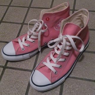 コンバース(CONVERSE)のコンバース ピンクハイカット(スニーカー)