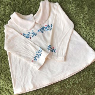 プチバトー(PETIT BATEAU)のプチバトーロングTシャツ（サイズ6M） (Ｔシャツ)