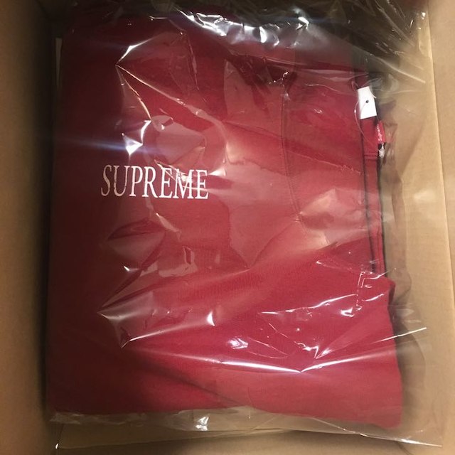 M supreme decline hooded sweatshirt