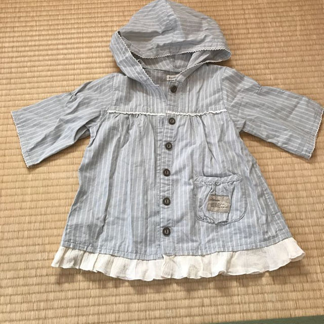 Biquette(ビケット)の0104 キムラタン フード付きカーディガン キッズ/ベビー/マタニティのキッズ服女の子用(90cm~)(その他)の商品写真