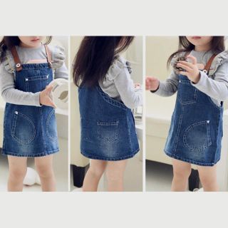 デニム ジャンパー スカート Denim Jumper Skirt(ワンピース)