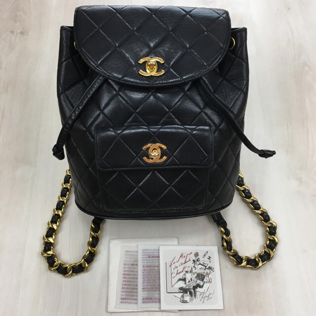 CHANEL(シャネル)のCHANEL シャネル マトラッセ チェーンショルダー リュック バッグ レディースのバッグ(リュック/バックパック)の商品写真