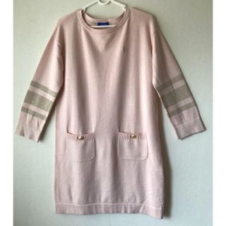 バーバリーブルーレーベル(BURBERRY BLUE LABEL)の美品♡ブルーレーベル クレストブリッジ ニットワンピース(ミニワンピース)