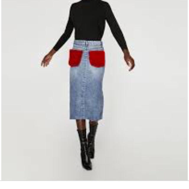 ZARA(ザラ)のZARA TRF デニム スカートSサイズ  新品 未使用 レディースのスカート(ロングスカート)の商品写真