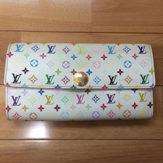 ルイヴィトン(LOUIS VUITTON)のルイヴィトン マルチカラー  サラ 長財布(財布)