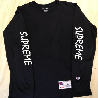 シュプリーム(Supreme)のsupreme × champion 16ss L/S Tee(Tシャツ/カットソー(七分/長袖))