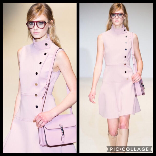 Gucci - GUCCI♡コレクションワンピース ピンクの通販 by