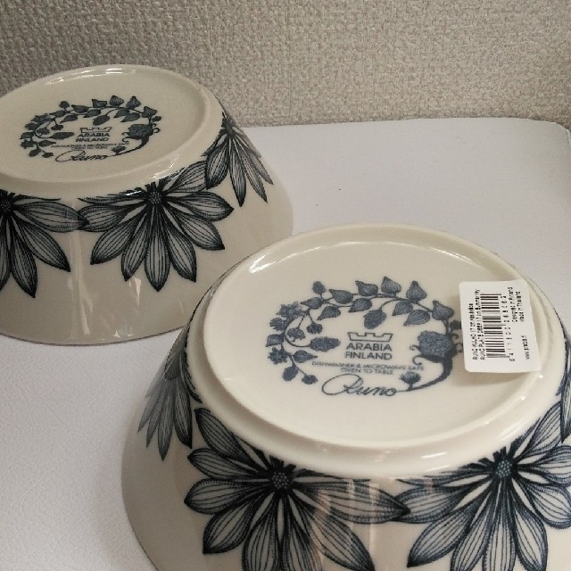 新品 アラビア ルノ サマーレイ 17cm ボウル 2枚 食器 新品 アラビア ルノ サマーレイ 17cm ボウル 2枚 食器