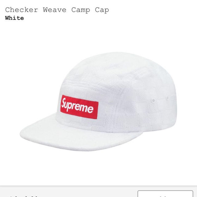 supreme checker camp cap boxロゴ キャップ