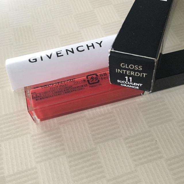 GIVENCHY(ジバンシィ)のGIVENCHY リップグロス 11 SUCCULENT ORANGE  コスメ/美容のベースメイク/化粧品(リップグロス)の商品写真