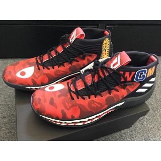 アベイシングエイプ(A BATHING APE)のA BATHING APE adidas dame4 27.5 エイプ(スニーカー)